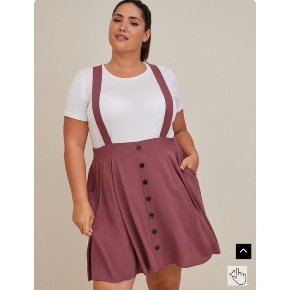 Torrid Mini Challis Skirtall Size 0